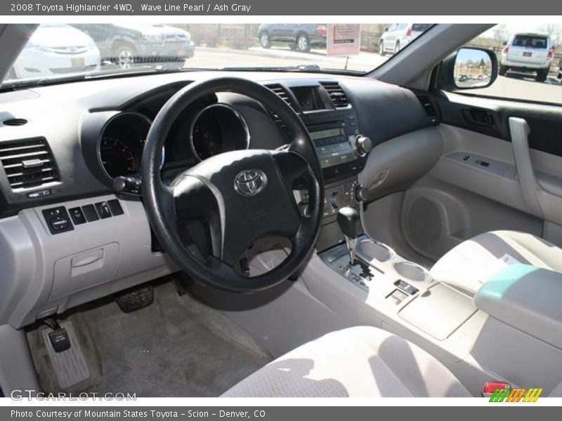 Wave Line Pearl / Ash Gray 2008 Toyota Highlander 4WD