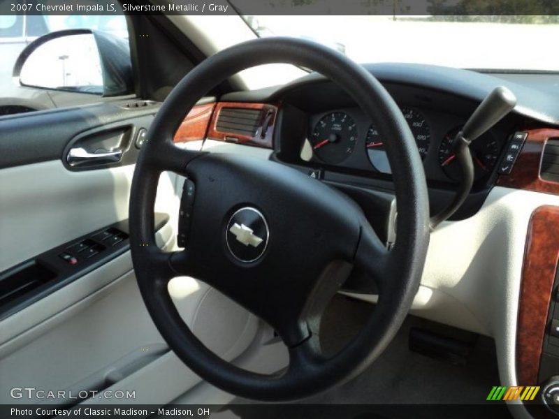 Silverstone Metallic / Gray 2007 Chevrolet Impala LS