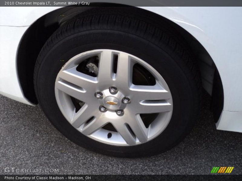 Summit White / Gray 2010 Chevrolet Impala LT