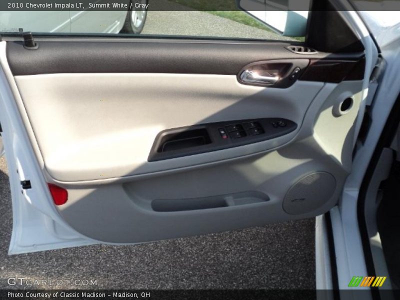 Summit White / Gray 2010 Chevrolet Impala LT