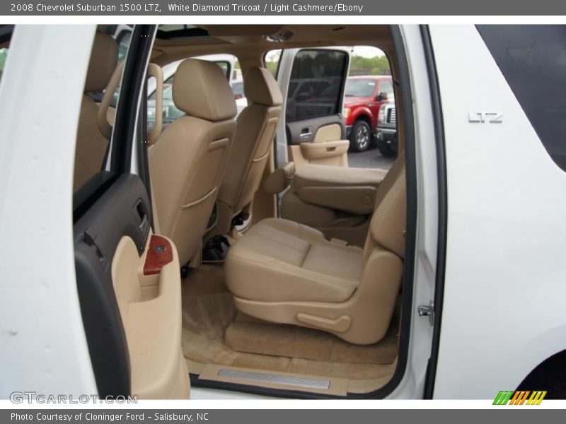 White Diamond Tricoat / Light Cashmere/Ebony 2008 Chevrolet Suburban 1500 LTZ