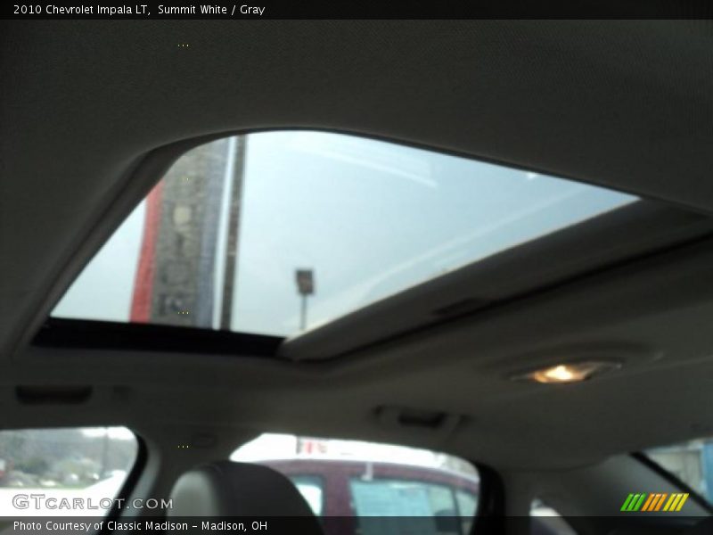 Summit White / Gray 2010 Chevrolet Impala LT