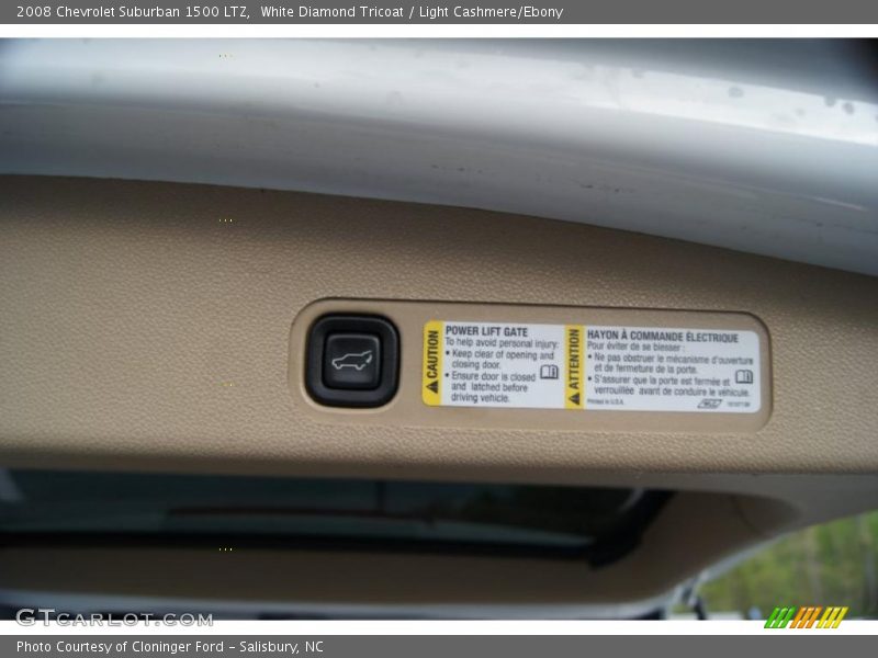 White Diamond Tricoat / Light Cashmere/Ebony 2008 Chevrolet Suburban 1500 LTZ