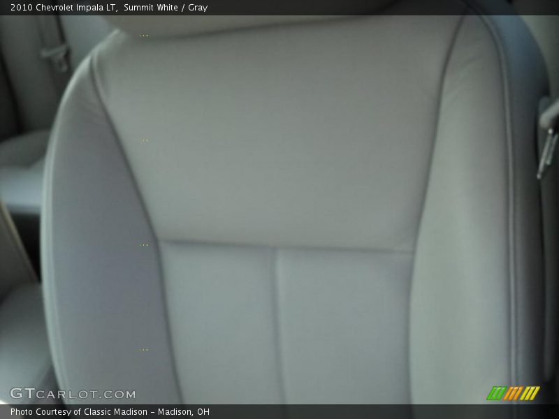 Summit White / Gray 2010 Chevrolet Impala LT