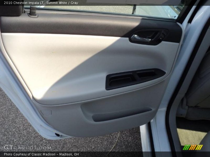 Summit White / Gray 2010 Chevrolet Impala LT