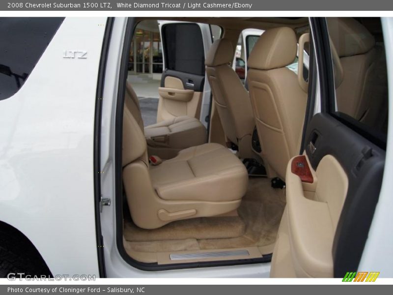 White Diamond Tricoat / Light Cashmere/Ebony 2008 Chevrolet Suburban 1500 LTZ
