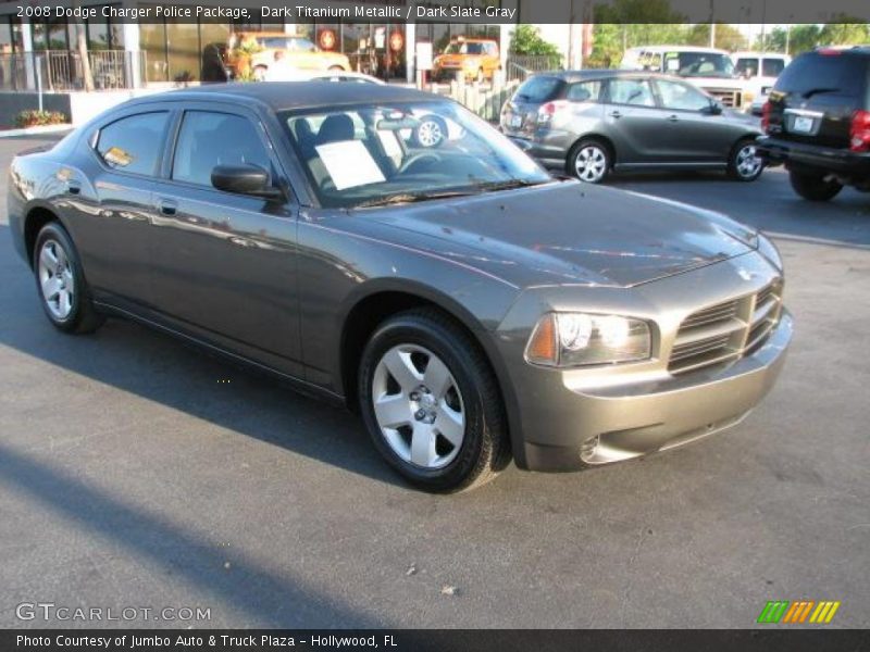 Front 3/4 View of 2008 Charger Police Package