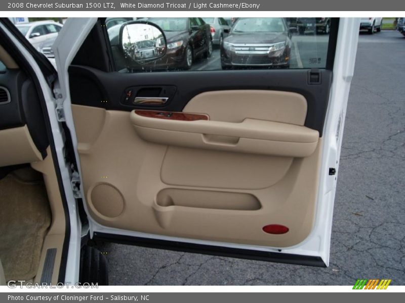 White Diamond Tricoat / Light Cashmere/Ebony 2008 Chevrolet Suburban 1500 LTZ