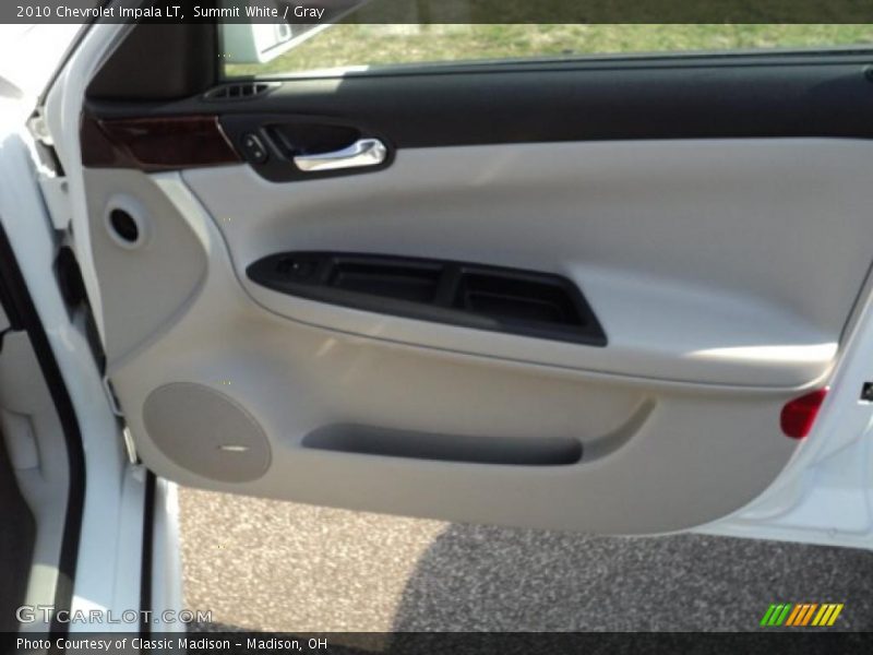 Summit White / Gray 2010 Chevrolet Impala LT