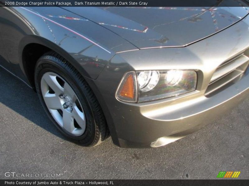 Dark Titanium Metallic / Dark Slate Gray 2008 Dodge Charger Police Package