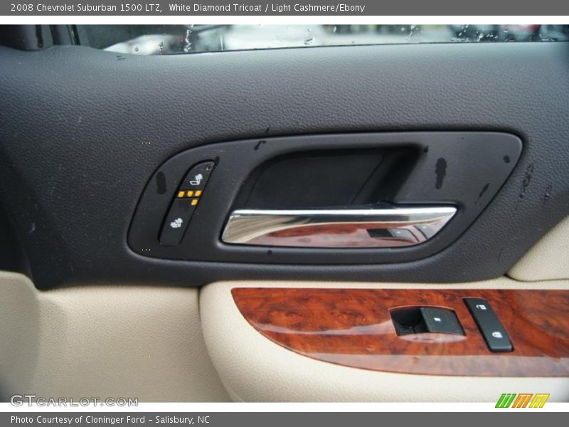 White Diamond Tricoat / Light Cashmere/Ebony 2008 Chevrolet Suburban 1500 LTZ