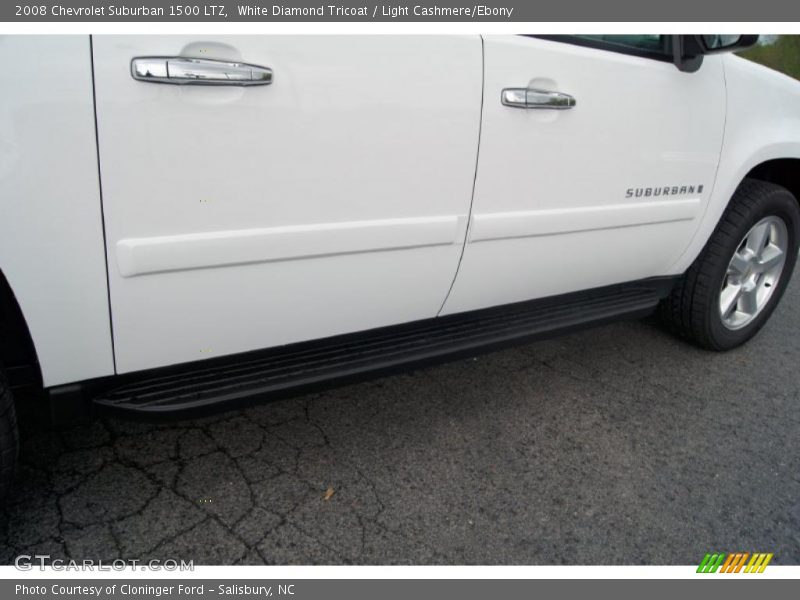 White Diamond Tricoat / Light Cashmere/Ebony 2008 Chevrolet Suburban 1500 LTZ