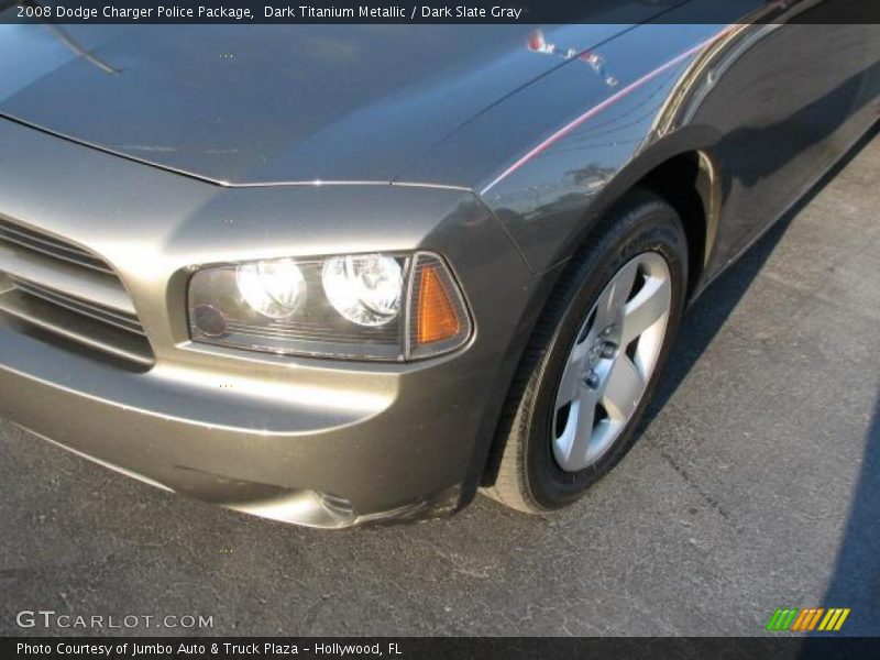 Dark Titanium Metallic / Dark Slate Gray 2008 Dodge Charger Police Package