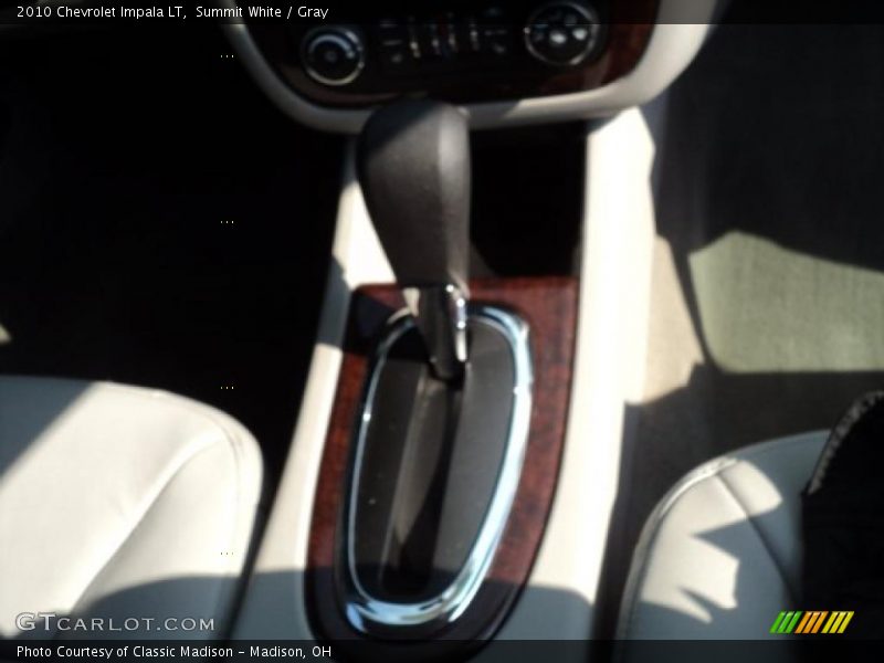 Summit White / Gray 2010 Chevrolet Impala LT