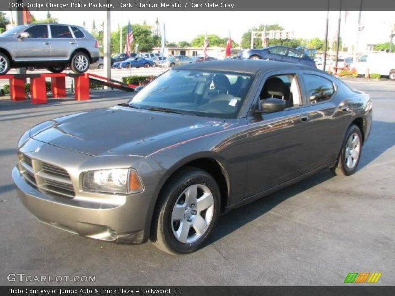 Dark Titanium Metallic / Dark Slate Gray 2008 Dodge Charger Police Package