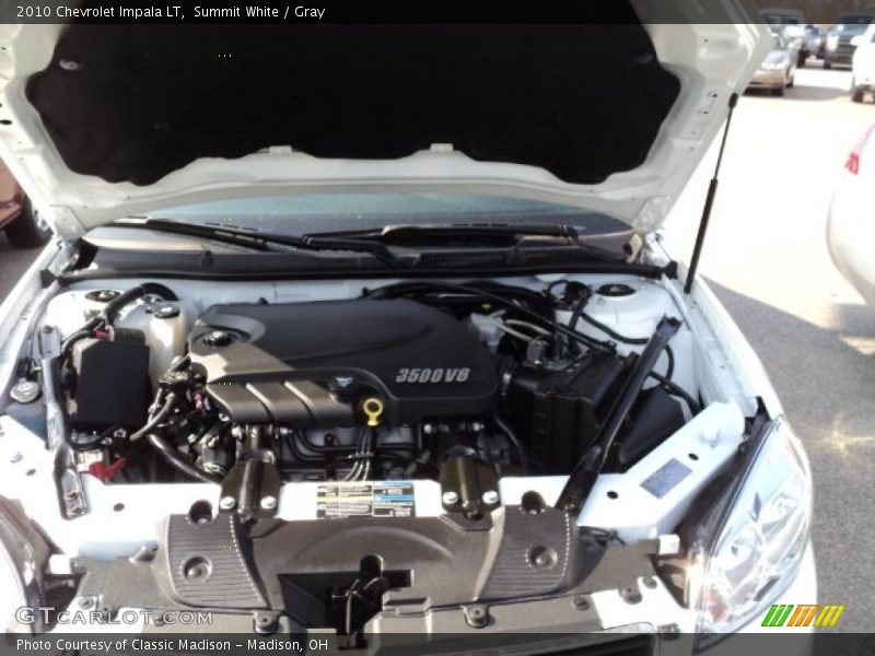 Summit White / Gray 2010 Chevrolet Impala LT