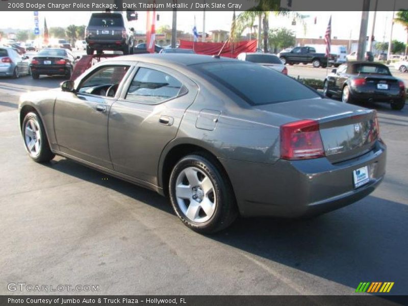 Dark Titanium Metallic / Dark Slate Gray 2008 Dodge Charger Police Package