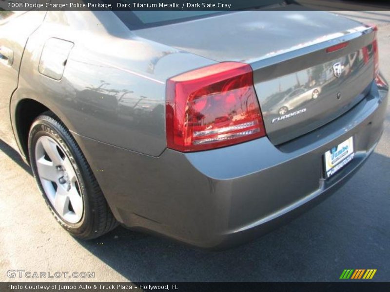 Dark Titanium Metallic / Dark Slate Gray 2008 Dodge Charger Police Package