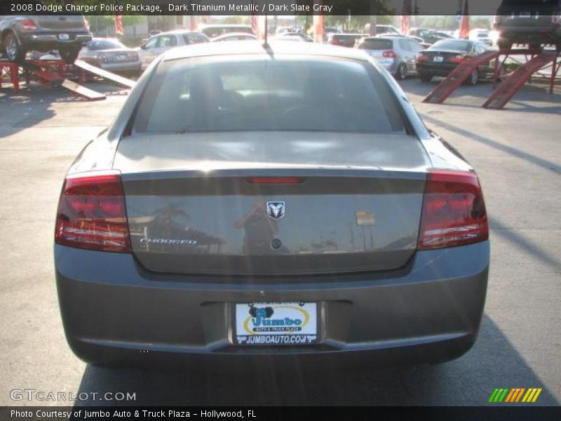 Dark Titanium Metallic / Dark Slate Gray 2008 Dodge Charger Police Package