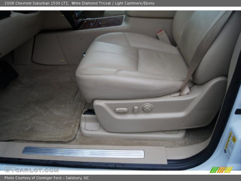 White Diamond Tricoat / Light Cashmere/Ebony 2008 Chevrolet Suburban 1500 LTZ