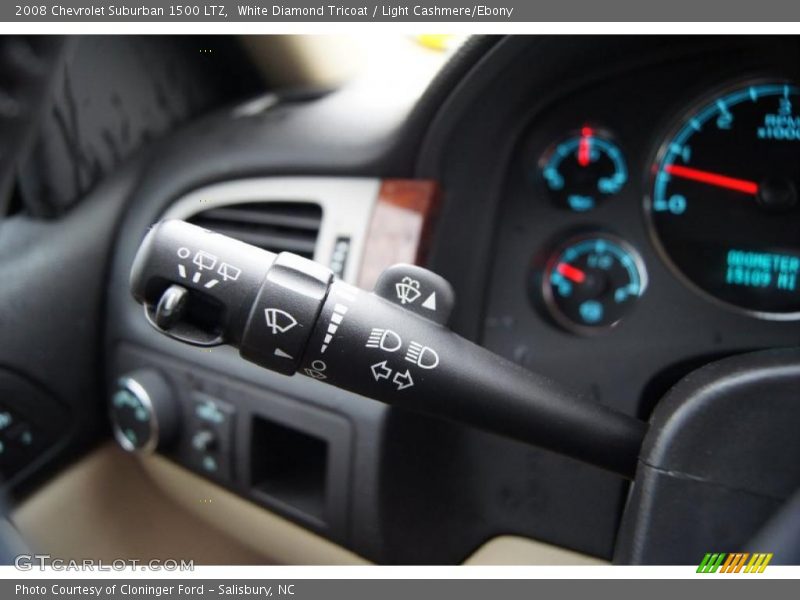 White Diamond Tricoat / Light Cashmere/Ebony 2008 Chevrolet Suburban 1500 LTZ
