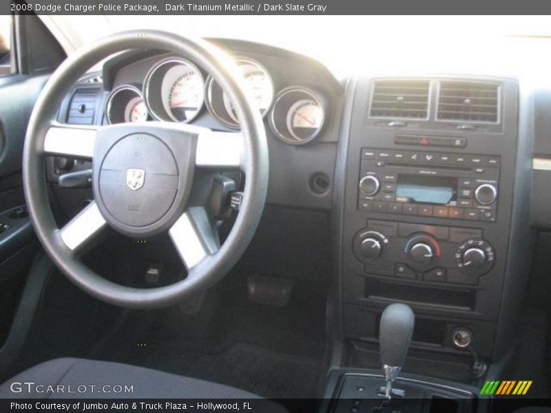Dark Titanium Metallic / Dark Slate Gray 2008 Dodge Charger Police Package