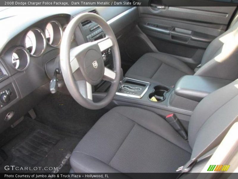 Dark Slate Gray Interior - 2008 Charger Police Package 
