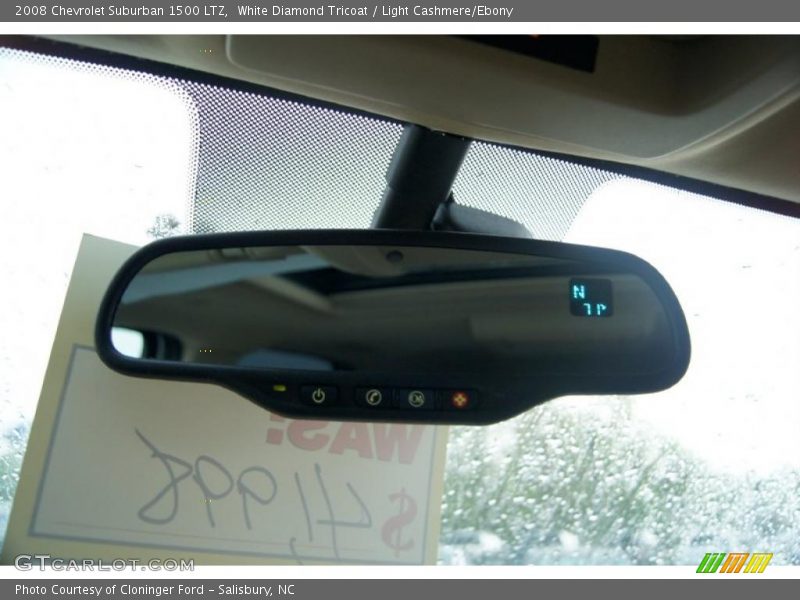 White Diamond Tricoat / Light Cashmere/Ebony 2008 Chevrolet Suburban 1500 LTZ