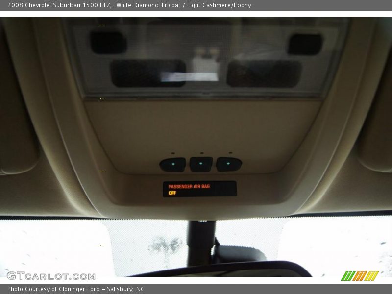 White Diamond Tricoat / Light Cashmere/Ebony 2008 Chevrolet Suburban 1500 LTZ