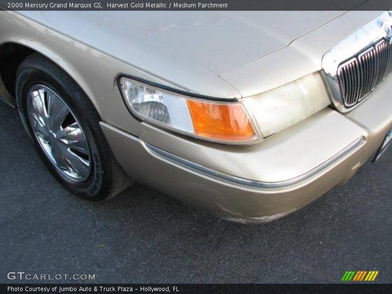 Harvest Gold Metallic / Medium Parchment 2000 Mercury Grand Marquis GS