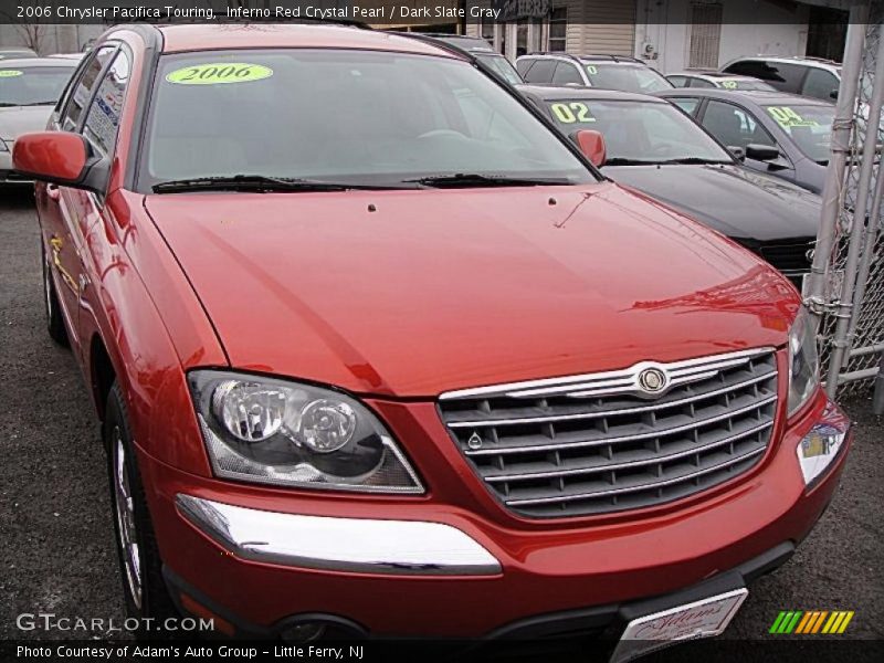 Inferno Red Crystal Pearl / Dark Slate Gray 2006 Chrysler Pacifica Touring