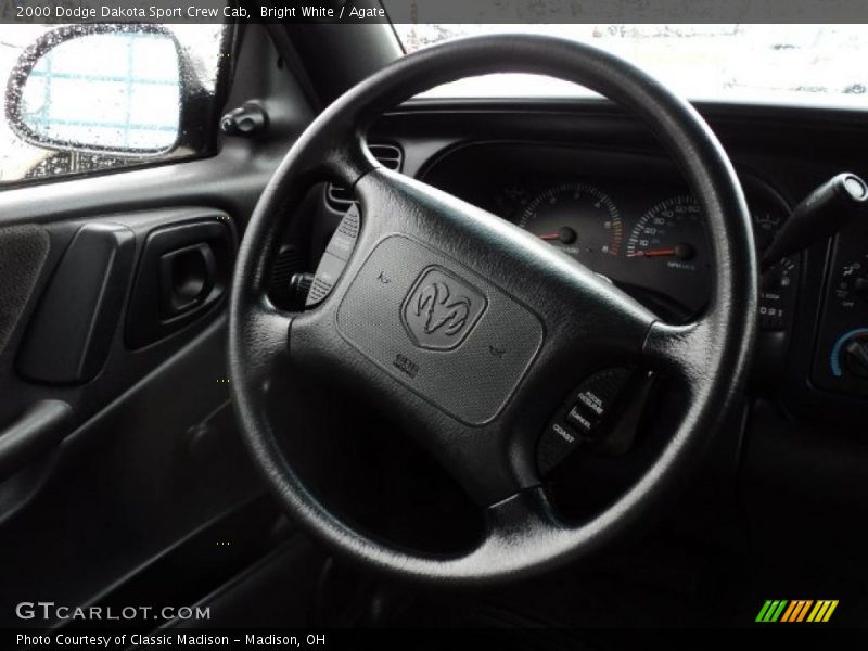Bright White / Agate 2000 Dodge Dakota Sport Crew Cab