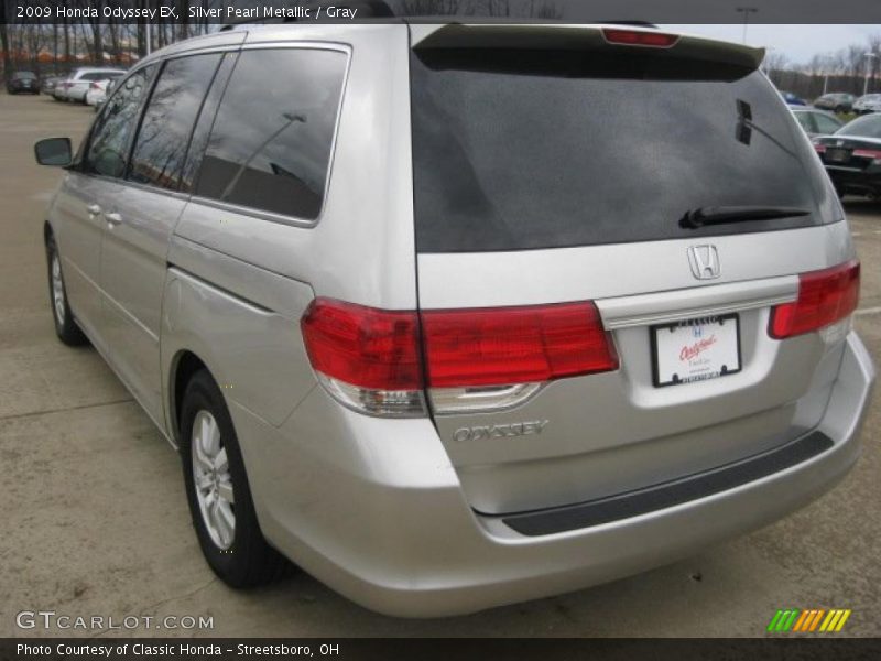 Silver Pearl Metallic / Gray 2009 Honda Odyssey EX