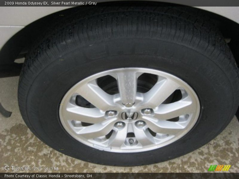 Silver Pearl Metallic / Gray 2009 Honda Odyssey EX