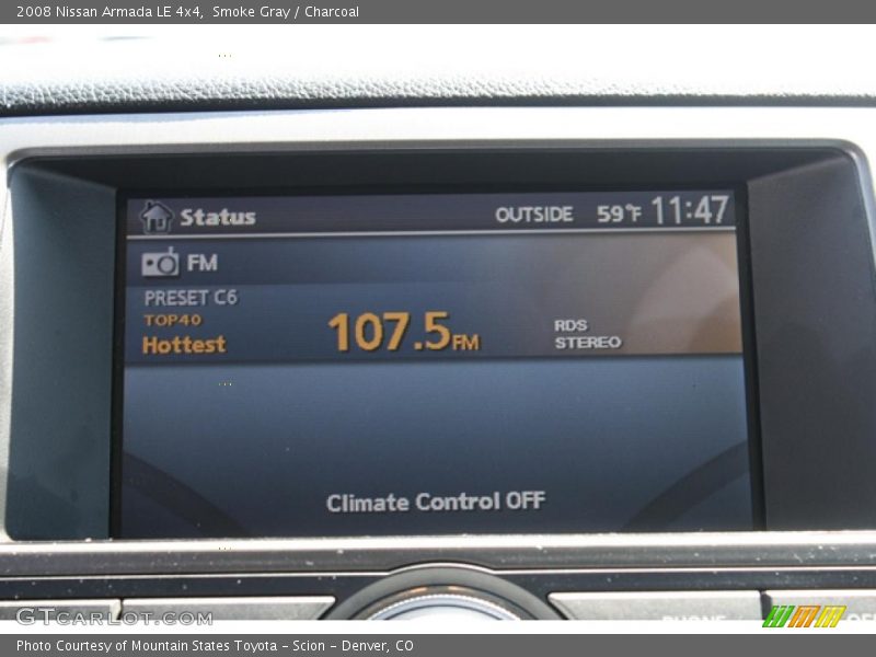 Smoke Gray / Charcoal 2008 Nissan Armada LE 4x4