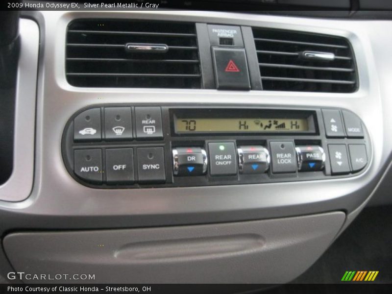 Controls of 2009 Odyssey EX