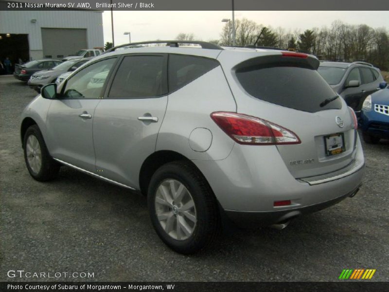 Brilliant Silver / Black 2011 Nissan Murano SV AWD