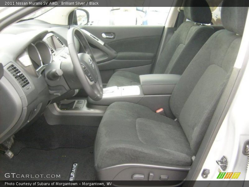 Brilliant Silver / Black 2011 Nissan Murano SV AWD