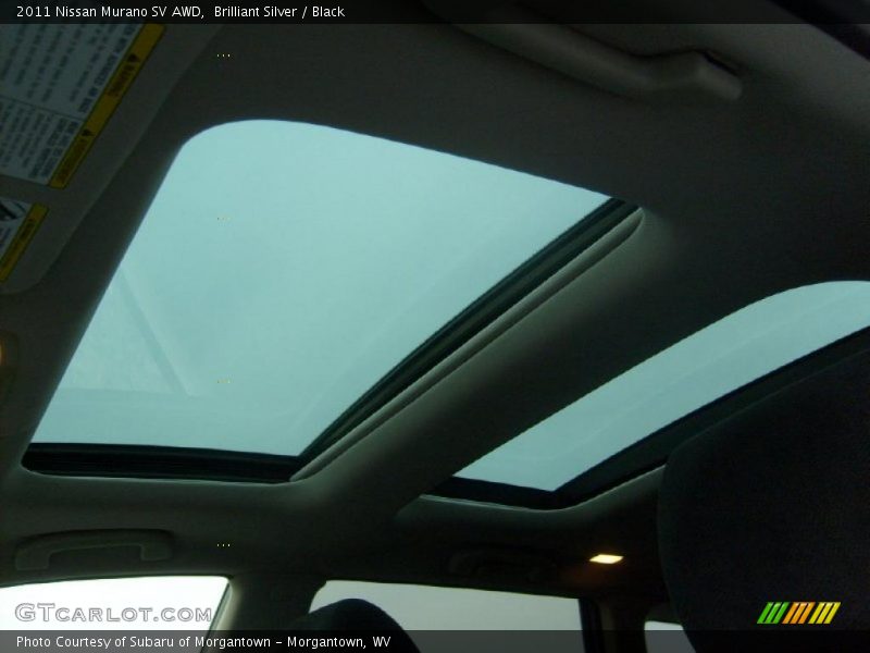 Brilliant Silver / Black 2011 Nissan Murano SV AWD