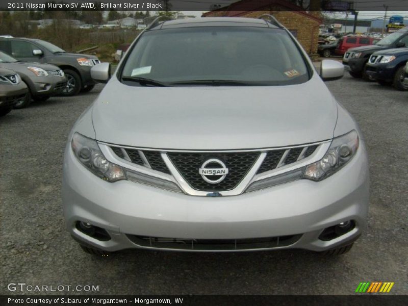 Brilliant Silver / Black 2011 Nissan Murano SV AWD