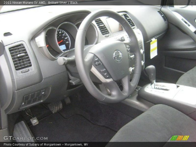 Brilliant Silver / Black 2011 Nissan Murano SV AWD