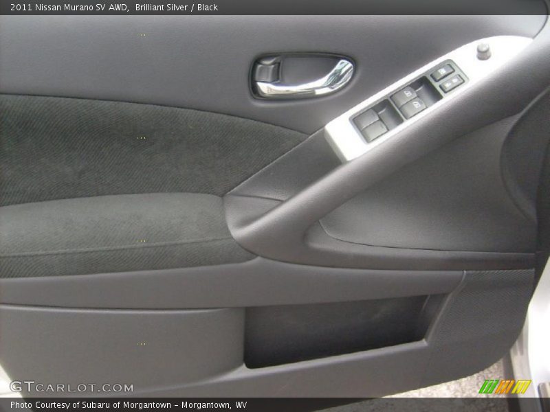 Brilliant Silver / Black 2011 Nissan Murano SV AWD
