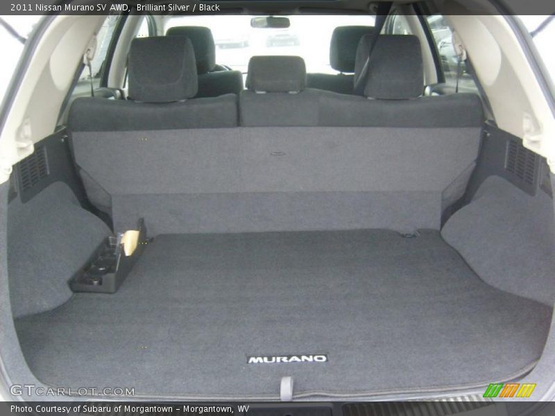 Brilliant Silver / Black 2011 Nissan Murano SV AWD