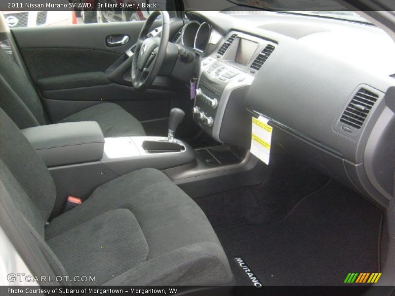 Brilliant Silver / Black 2011 Nissan Murano SV AWD