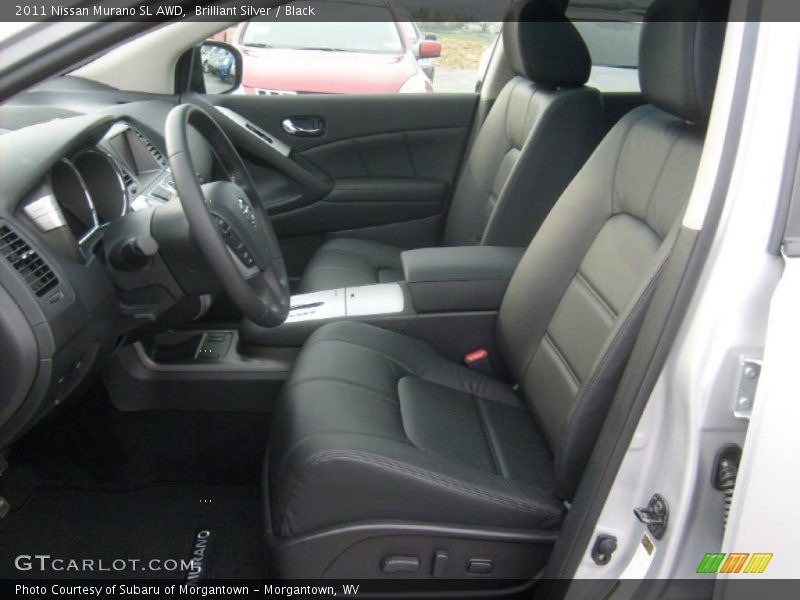 Brilliant Silver / Black 2011 Nissan Murano SL AWD