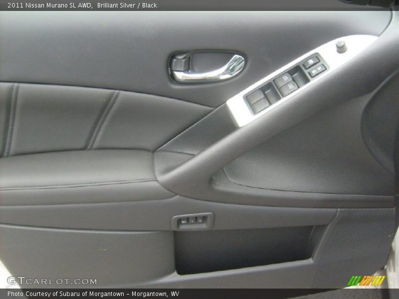 Brilliant Silver / Black 2011 Nissan Murano SL AWD