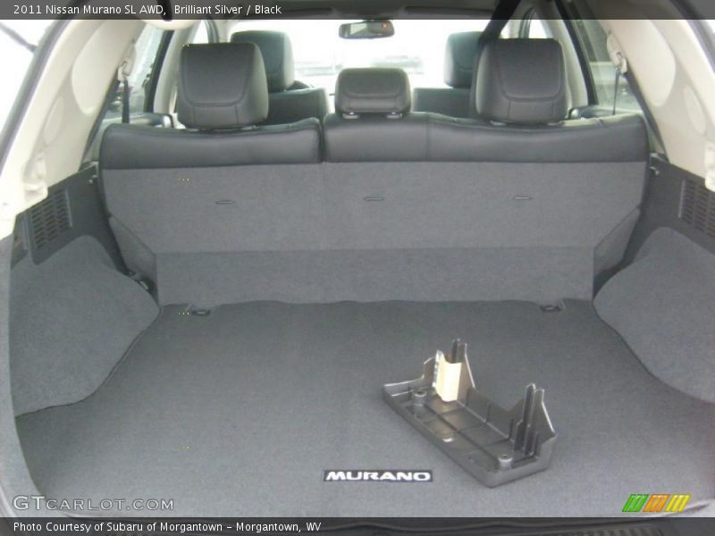 Brilliant Silver / Black 2011 Nissan Murano SL AWD