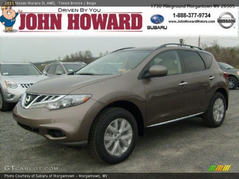 Tinted Bronze / Beige 2011 Nissan Murano SL AWD