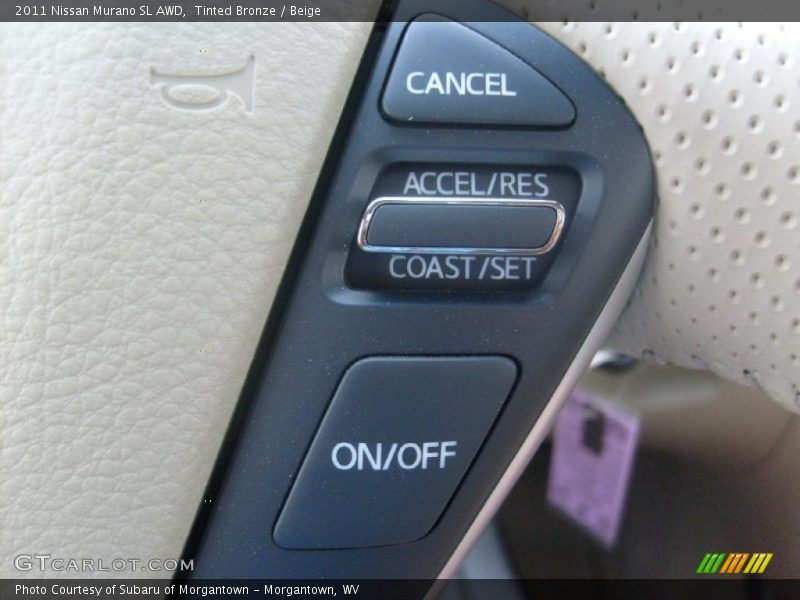 Controls of 2011 Murano SL AWD