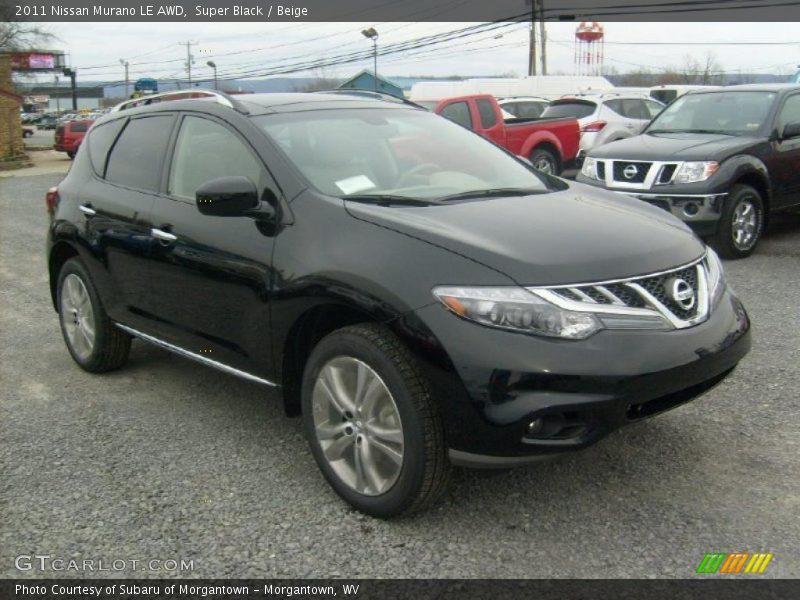 Super Black / Beige 2011 Nissan Murano LE AWD
